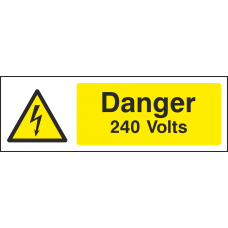 Danger 240 Volts - Landscape